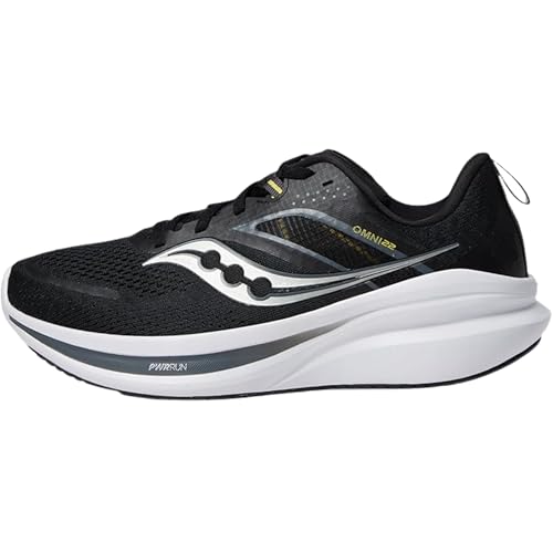 Saucony Women's Omni 22 Running Sneakers - Size 6.5 Black/White