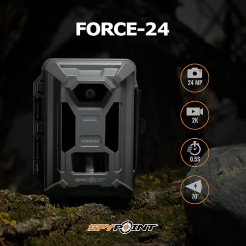 SPYPOINT FORCE-24 2-Pack No Cellular Trail Camera with Night Vision & 2K Video