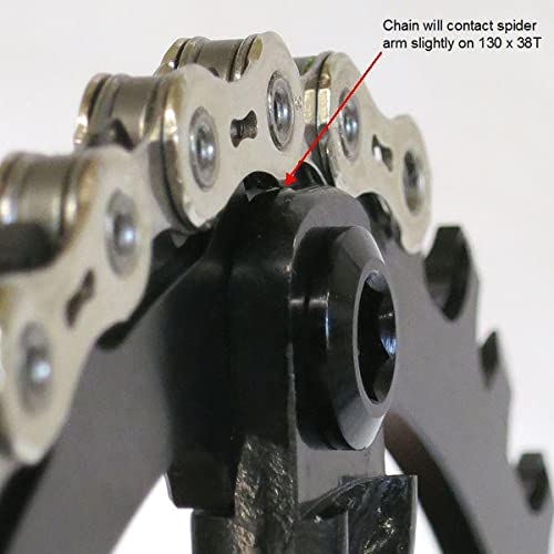 Wolf Tooth Drop Stop B 38T Chainring - 130 BCD for 9-12 Speed MTB & Gravel Bikes
