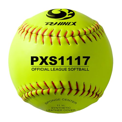 PHINIX Softball Training Ball 11 Inch Box of 12 - Official Size & Weight