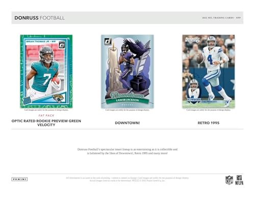 Donruss 2025 Football Card Box - 24-Pack Retail Collectible Set