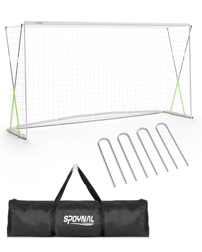 12x6 FT Portable Soccer Goal - Full-Size Heavy-Duty Training Net for Backyard & Indoor
