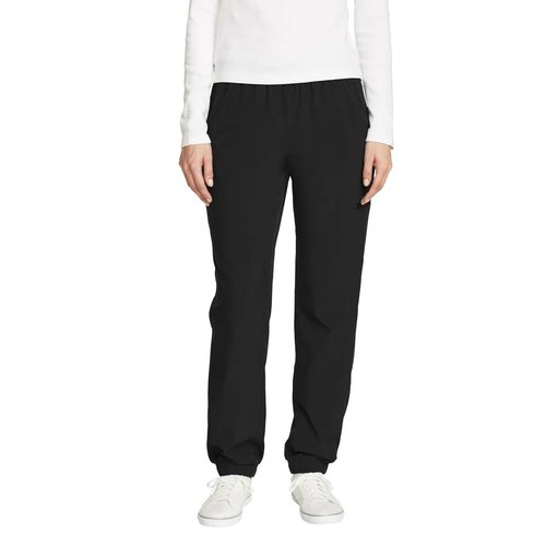 Eddie Bauer Women's Fleece Lined Pants, StormRepel® & UPF 50+, Functional Pockets (Black, 10)