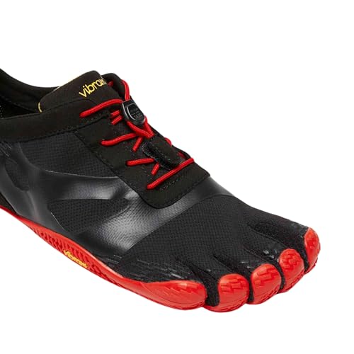 Vibram Men's FiveFingers KSO EVO Barefoot Cross-Training Shoe 7.5-8 US Black/Red