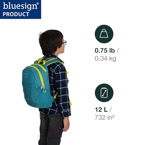 Osprey HydraJet Kids' 12L Hiking Pack with Hydraulics Reservoir - Green Canopy