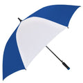 The Ultra Value 58" Large Oversize Automatic Open Windproof Golf Umbrella, Strong Fiberglass Oversize Golf Umbrella with Two Tone Foam Handle, Heavy Duty Umbrella for Men & Women - Royal Blue/White
