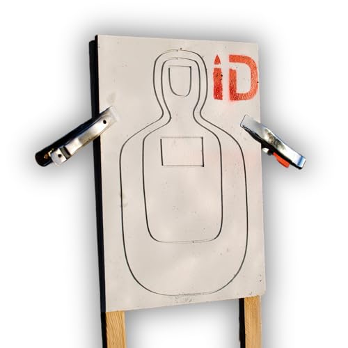 ID TQ-20 Self-Healing Rubber Shooting Target - Reusable, Weatherproof, Rated for All Calibers Up to .50 BMG
