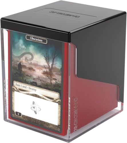 Deck Box for Trading Cards 100+ Capacity Secure Card Organizer