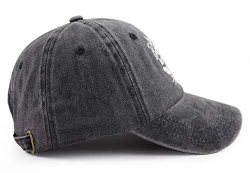 Life is Better at The Lake Baseball Cap for Women Men One Size Black