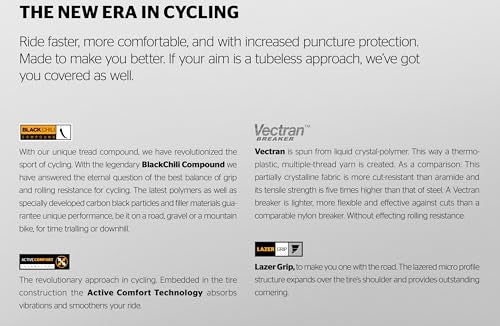 Continental Grand Prix 5000 Road Bike Tire 700x23c Black - Allrounder, Puncture Protection
