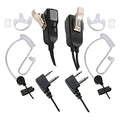 Two-Way Radio Headset with Noise Canceling Earpiece for Midland GMRS/FRS – Pair