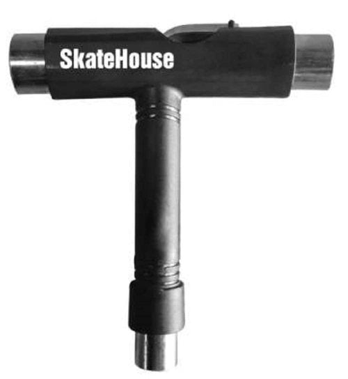 Bones Reds Skateboard, Longboard, and Roller Skate Bearings (8 Pack) Bundled with a Bonus Free SkateHouse Skateboard T-Handle Tool (Model #BSACBR88)
