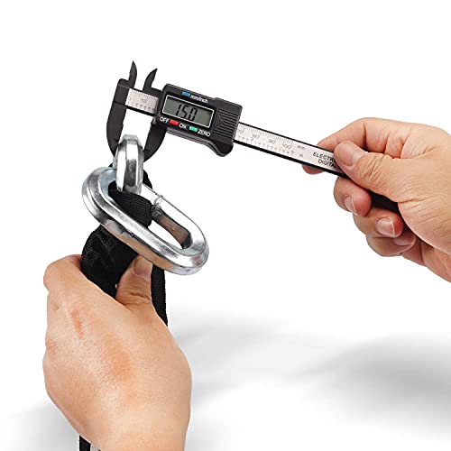 BIGLUFU 5ft Heavy Duty Motorcycle Chain Lock with U Lock and Keys - Silver
