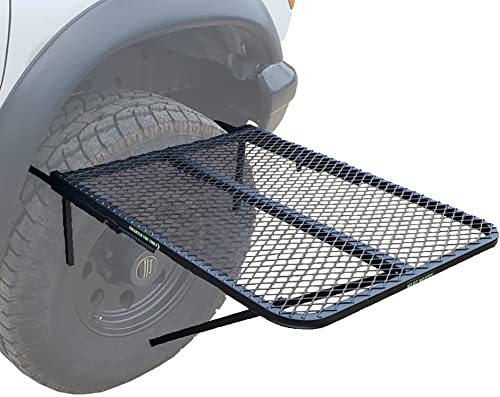 Aluminum Tire Table Medium 29x23 Inch for Tires Up to 40" - Portable Camping & Outdoor Workstation