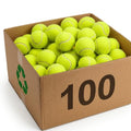 VIV 100 Pack Tennis Balls Bulk - Durable Official Size Practice & Training Balls