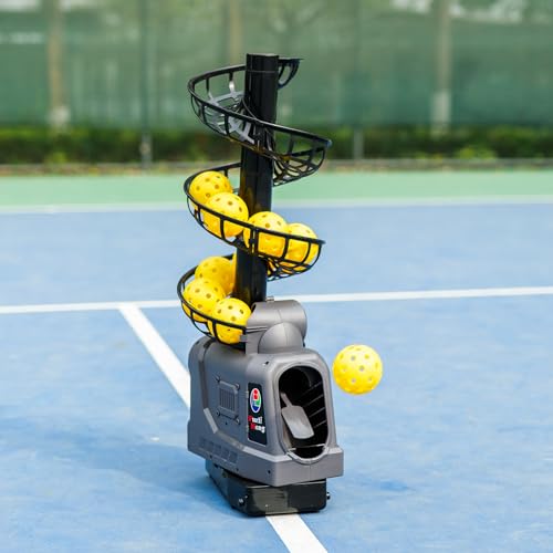 Pickleball Machine for Beginners - Adjustable Ball Launcher & Practice