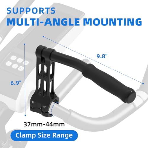 Handlebar Extenders for Indoor Exercise Bikes - Adjustable, Compatible with Peloton & Stationary Bikes