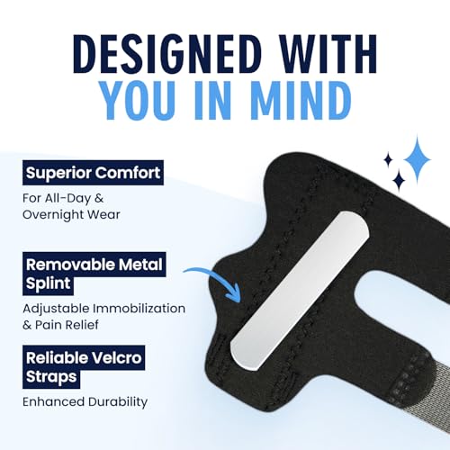 Small Padded Trigger Finger Splint - Adjustable Support for Pain Relief