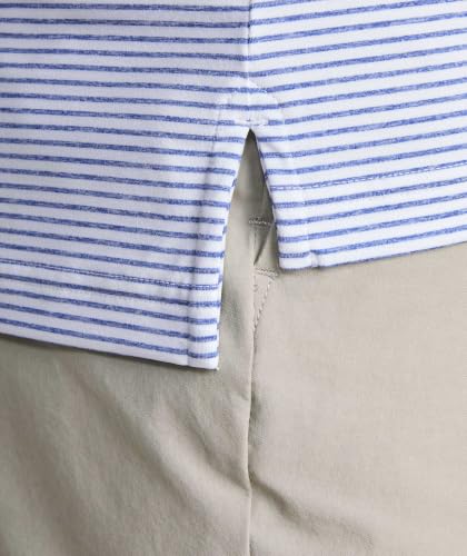 Men's Bradley Stripe Sankaty Polo - Yacht Blue, Large - Vineyard Vines