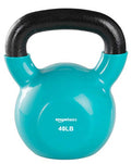 Amazon Basics Vinyl Kettlebell - 40 Pounds for Strength & Workout