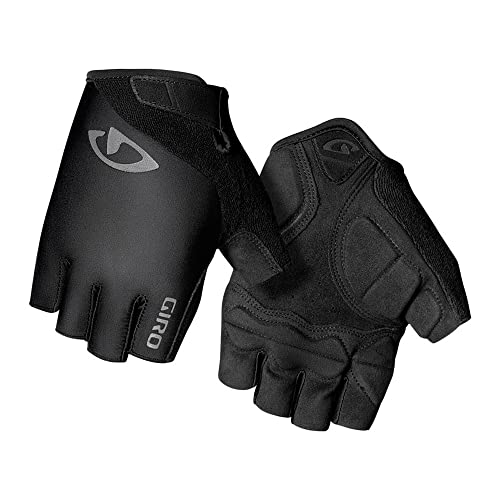 Men's Road Cycling Gloves - Lightweight Breathable Half-Finger Gloves - Black, 2X-Large