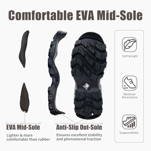 Men's Waterproof Hunting Boots with Steel Shank & 5mm Neoprene - Reed Grass Variation