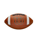 Youth Brown Leather Football - Wilson GST Game Ball, Multiple Sizes & Styles