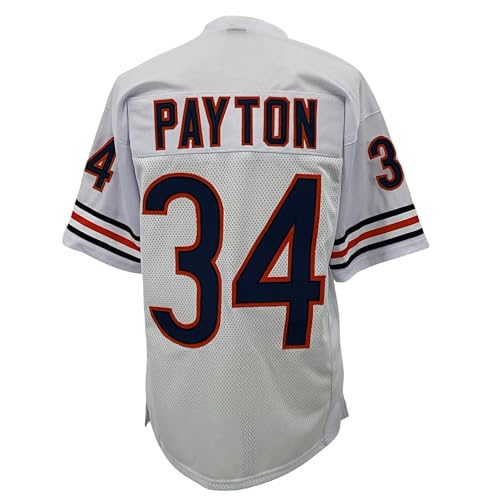Walter Payton Chicago White Football Jersey Unisex S-5XL Custom Sewn