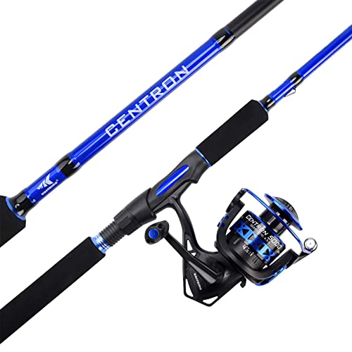 8' Heavy Action Spinning & Baitcaster Fishing Rod and Reel Combo - 5000 Reel