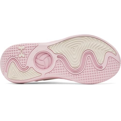Under Armour Ace Low 2 Volleyball Shoes - Stone/Prime Pink, Athletic Footwear