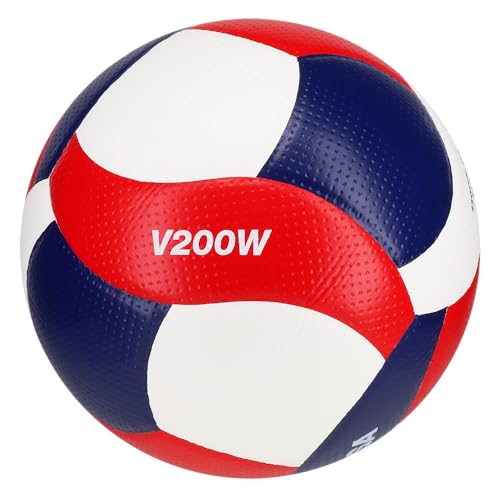 Mikasa FIVB Approved V200W-USA Official Volleyball - Durable Composite Cover