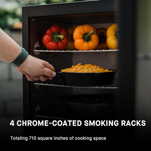 Masterbuilt 30-Inch Digital Electric Vertical Smoker with Window & Legs, 710 sq in