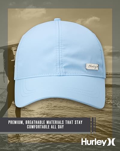 Hurley Women's Snap-Back Curved Brim Trucker Baseball Cap - One Size Aura