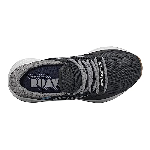 New Balance Kids' Fresh Foam Roav V1 Lace-up Sneakers Black Light Aluminum 5.5 Big Kid