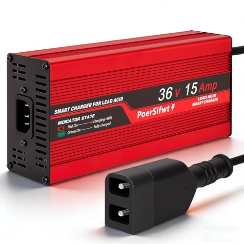 36V 15A Fast Golf Cart Battery Charger for EZGO TXT - Smart Protection