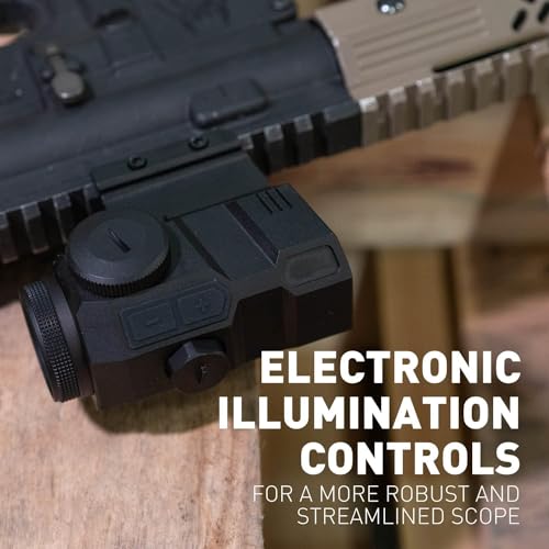 Monstrum Cyborg 4X Prism Scope with BDC Reticle for Rifles