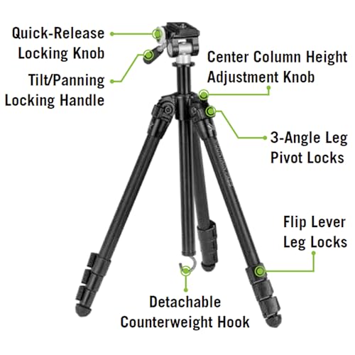 Vortex Mountain Pass Tripod Kit for Wildlife Watching & Photography
