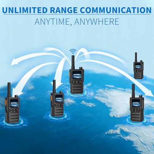 2-Pack Lifetime Free GPS Walkie Talkie Radios with Unlimited Range & GPS Tracking