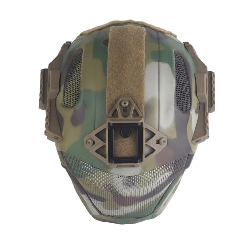 Full Face Tactical Airsoft Helmet with Micro Fan & Camouflage - Camo #3