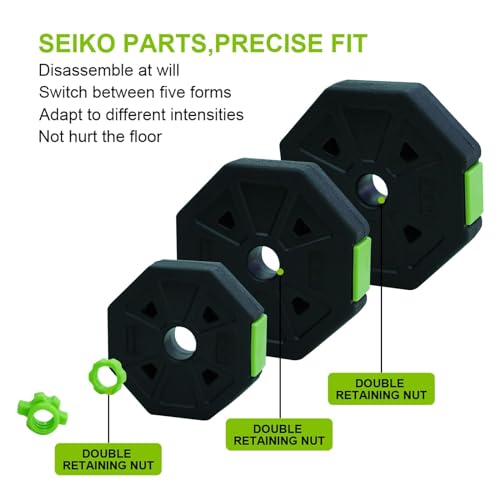 4-in-1 Adjustable Dumbbell Set with Barbell, Kettlebell & Push-Up Stand - 44lbs Fitness Equipment for Home Gym