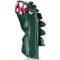 Golf Club Headcover for Driver Tyrannosaurus Rex Cartoon Dinosaur Design - Green