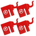 KRATE Tactical Patriotic Elephant T-Post Target Hanger (4 Pack) for Shooting Practice