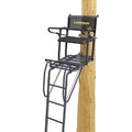 Ground-Level Ratcheting Tree Stand with Wide Mesh Seat - Hunting & Shooting Equipment