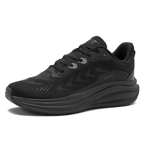 Men's Non-Slip Mesh Work Shoes - Water Resistant Food Service Sneakers, Wide Size 7-16, Black & Wide 11