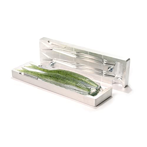 Aluminum 5'' Plastic Lure Mold for Fishing Baits - Super Fluke Injection Mold