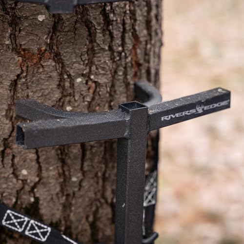 Rivers Edge Big Foot Grip Stick Climbing System 3-Pack, Non-Slip Steel Ladders