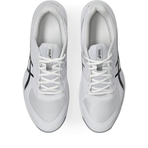 ASICS Men's Game FlyteFoam Tennis Shoes 10.5 White/Black - Lightweight & Supportive