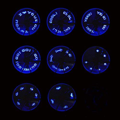 Superdream Bike Tire Valve Stem Light - LED Waterproof Bicycle Wheel Lights Neon Flashing Lamp Glow in The Dark Cool Safe Accessories (Blue 2Pack)