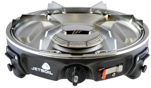 Jetboil HalfGen Camping Stove with 9-Inch Nonstick Fry Pan - Portable Outdoor Cooking System