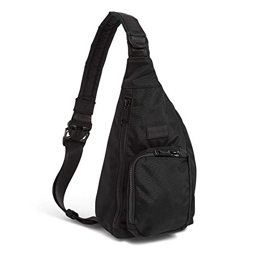 Vera Bradley Women's Recycled Lighten Up Reactive Mini Sling Backpack Black - One Size